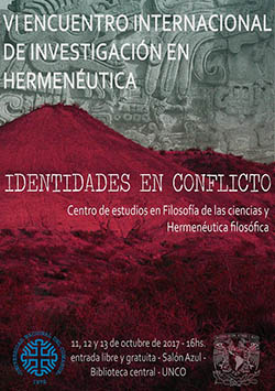 VI ENCUENTRO INTERNACIONAL DE INVESTIGACIÓN EN HERMENÉUTICA